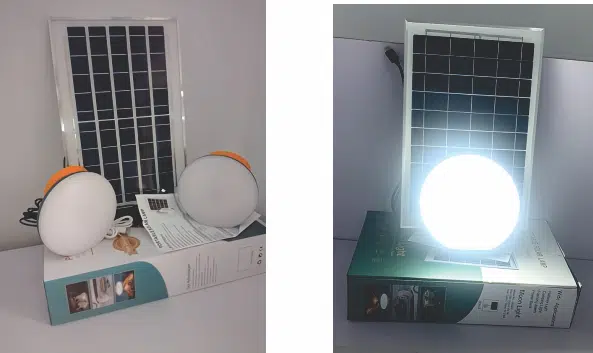 Rechargeable Solar Lamp — product view 1