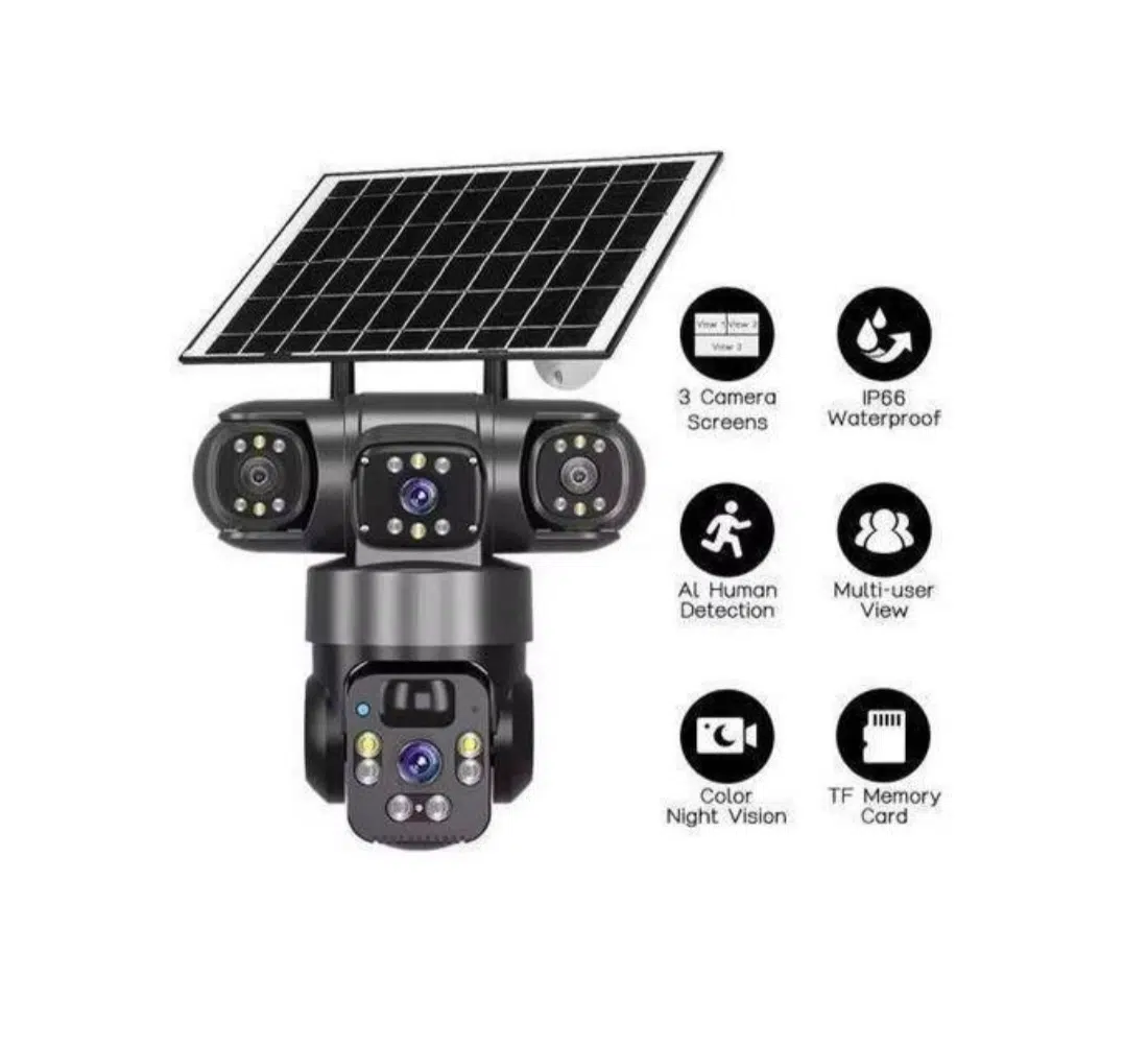 Triple-View Solar Security Camera — product view 3