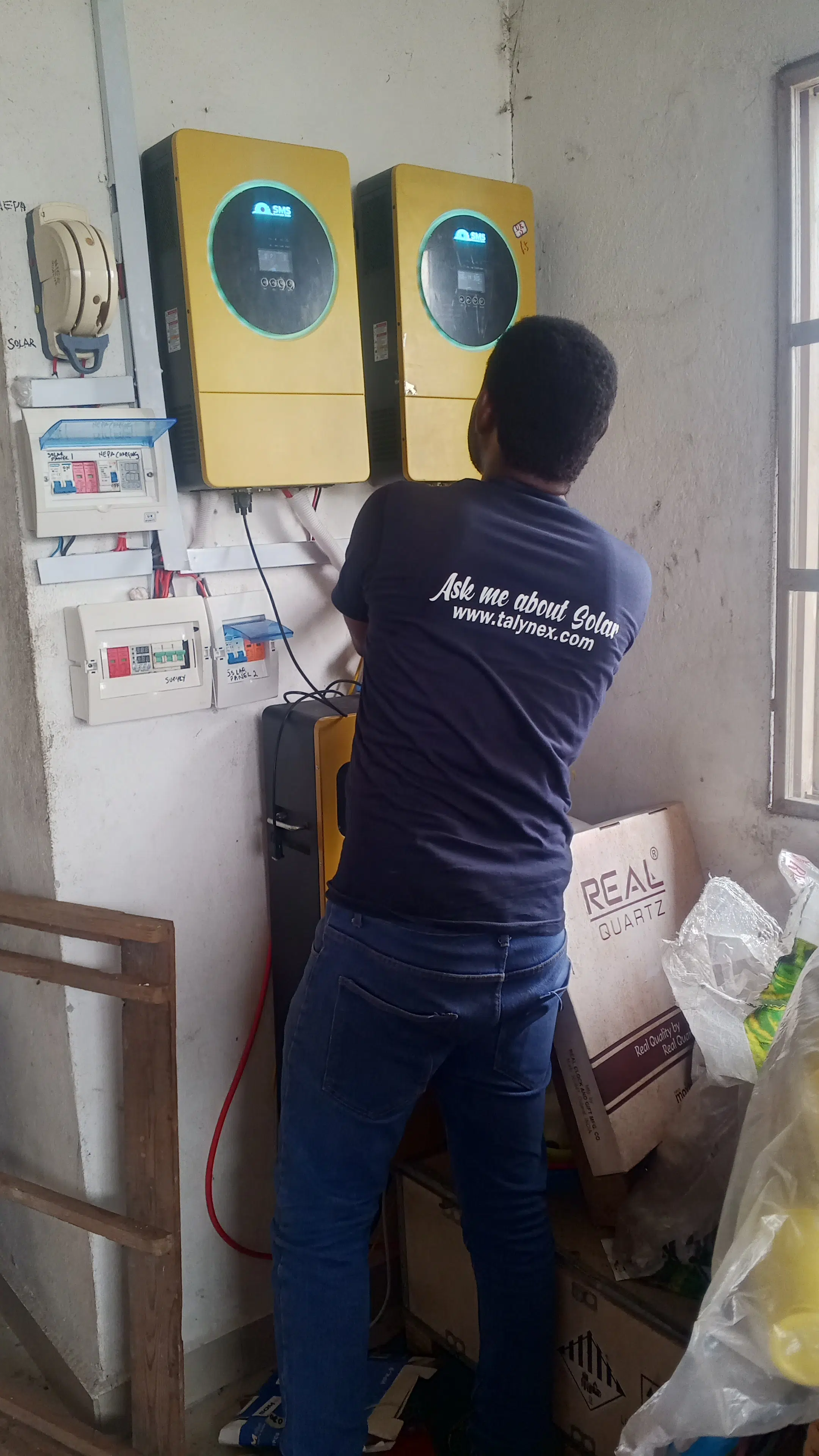 11 kVA Hybrid Solar Installation — Jon Kamsy Supermarket — project image 6